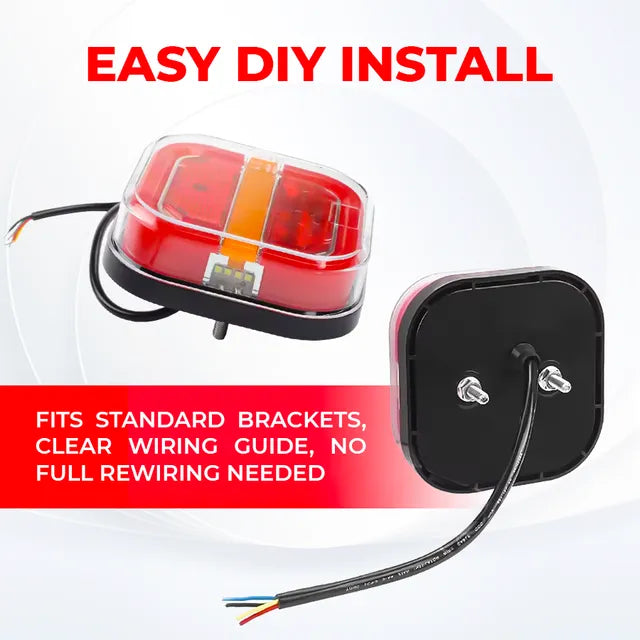 🔥Last Day 50% OFF🔥4 LED Trailer Tail Lights –12V-24V, Waterproof