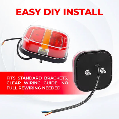 🔥Last Day 50% OFF🔥4 LED Trailer Tail Lights –12V-24V, Waterproof
