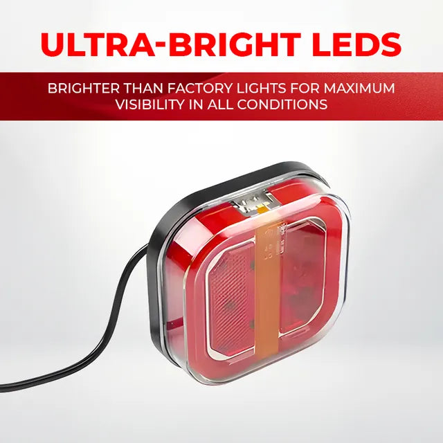 🔥Last Day 50% OFF🔥4 LED Trailer Tail Lights –12V-24V, Waterproof